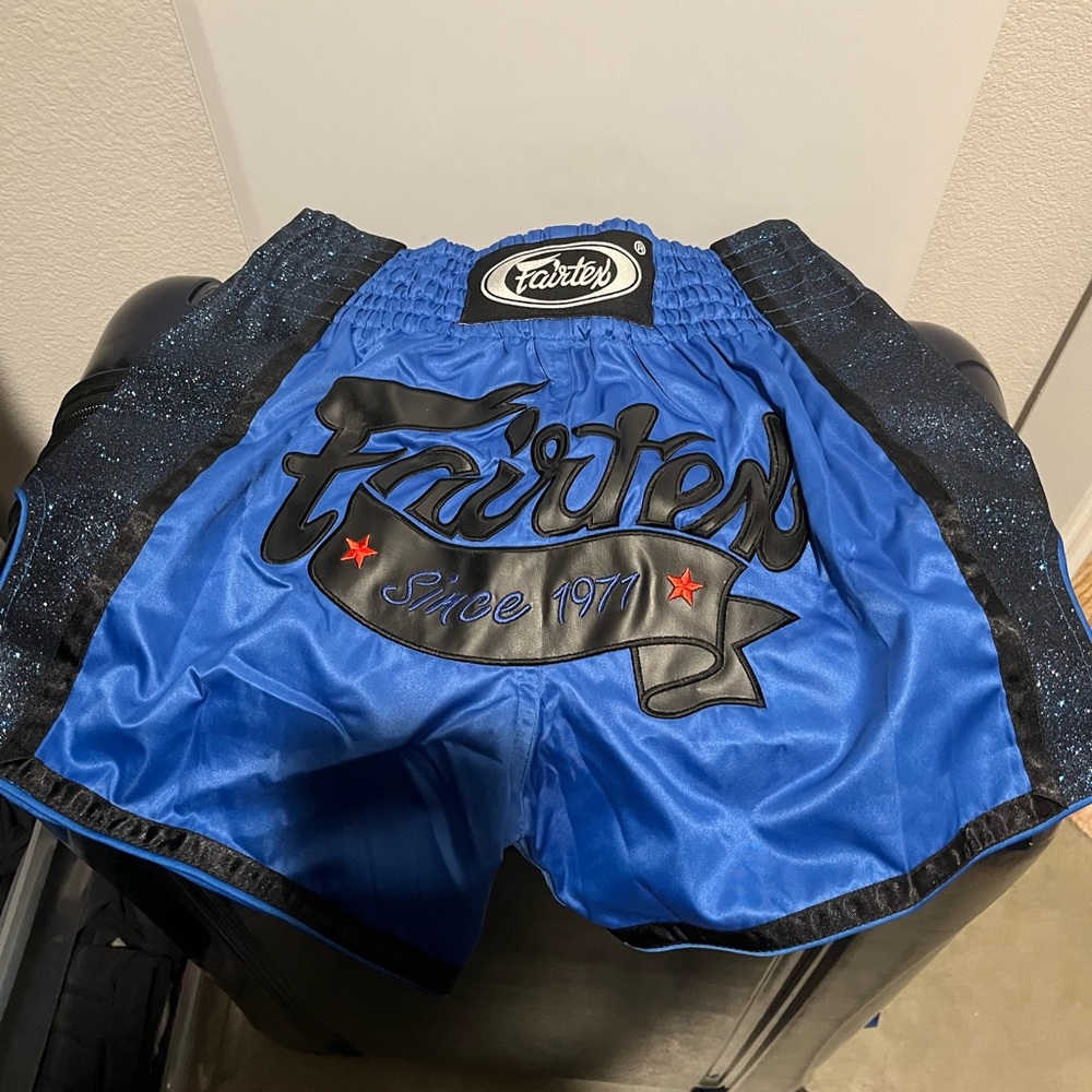 Fairtex Muay Thai shorts, size Small